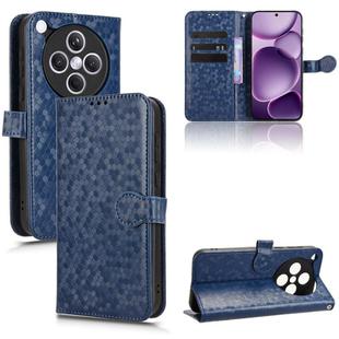 For OPPO Find X8s+ 5G Honeycomb Dot Texture Leather Phone Case(Blue)