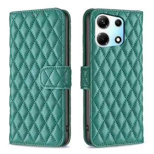 For Infinix Zero 30 5G Diamond Lattice Wallet Flip Leather Phone Case(Green)