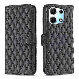 For Infinix Zero 30 5G Diamond Lattice Wallet Flip Leather Phone Case(Black)