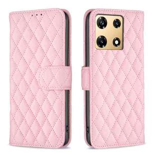For Infinix Note 30 Pro Diamond Lattice Wallet Flip Leather Phone Case(Pink)