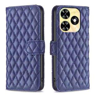 For Infinix Smart 8 Diamond Lattice Wallet Flip Leather Phone Case(Blue)