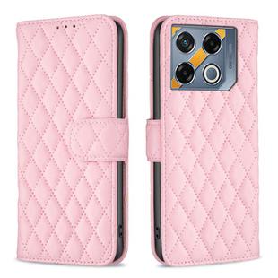 For Infinix GT 20 Pro 5G Diamond Lattice Wallet Flip Leather Phone Case(Pink)