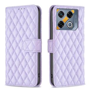 For Infinix GT 20 Pro 5G Diamond Lattice Wallet Flip Leather Phone Case(Purple)