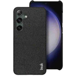 For Samsung Galaxy S24+ 5G imak Ruiyi Series Cloth Texture PU + PC Phone Case(Black)