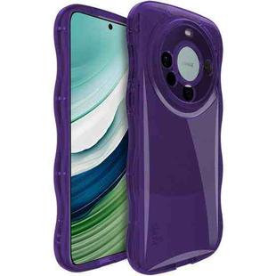 For Huawei Mate 60 IMAK Wave Bubble Soft Shockproof Phone Case(Purple)