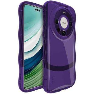 For Huawei Mate 60 Pro / 60 Pro+ IMAK Wave Bubble Soft Shockproof Phone Case(Purple)