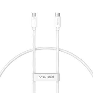 Baseus Winner Series 2 240W USB-C/Type-C to USB-C/Type-C Full-function Data Cable, Length: 1m(White)