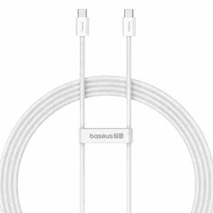 Baseus Winner Series 2 100W USB-C/Type-C to USB-C/Type-C Fast Charging Data Cable, Length:2m(White)