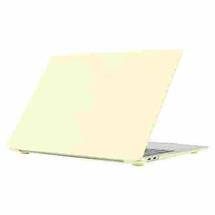 For MacBook Pro 16 inch M3 Max Cream Style Laptop Plastic Protective Case(Cream Yellow)