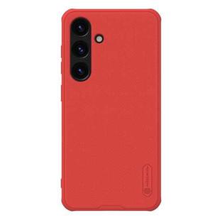 For Samsung Galaxy S24 5G NILLKIN Frosted Shield Pro PC + TPU Phone Case(Red)