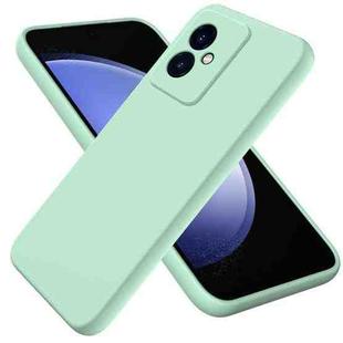 For Honor 100 Solid Color Liquid Silicone Dropproof Full Coverage Protective Case(Green)