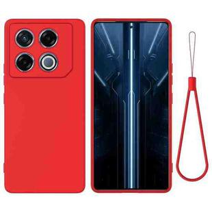 For Infinix GT 20 Pro Solid Color Liquid Silicone Dropproof Full Coverage Phone Case(Red)