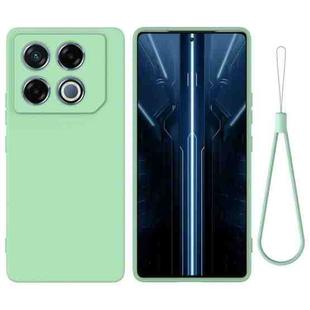 For Infinix GT 20 Pro Solid Color Liquid Silicone Dropproof Full Coverage Protective Case(Green)
