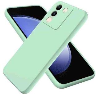 For vivo Y200 5G/V29e 5G Indonesia Solid Color Liquid Silicone Dropproof Full Coverage Phone Case(Green)