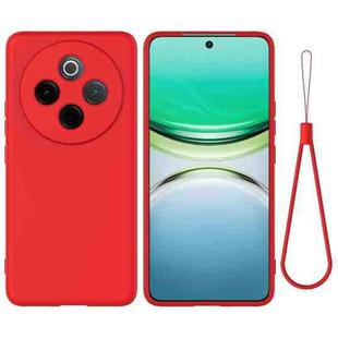 For vivo Y300 Pro+ / iQOO Z10 Solid Color Liquid Silicone Dropproof Full Coverage Phone Case(Red)