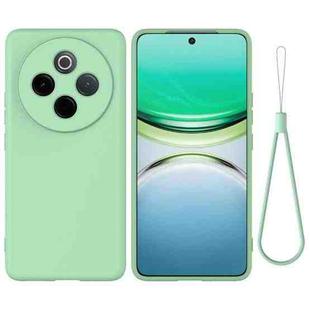 For vivo Y300 Pro+ / iQOO Z10 Solid Color Liquid Silicone Dropproof Full Coverage Phone Case(Green)