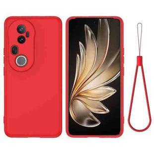 For vivo T4 Ultra 5G / S20 Pro Solid Color Liquid Silicone Dropproof Full Coverage Phone Case(Red)