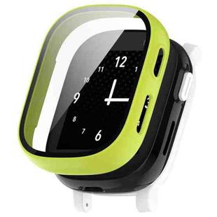 For Xplora X6 Children PC + Tempered Film Integrated Watch Protective Case(Green)