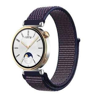 18mm Universal Nylon Loop Watch Band(Indigo Blue)