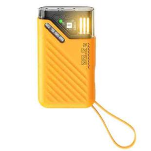 MC501 Flash Glow Fast Charging Power Bank 10000mAh 22.5W(Yellow)