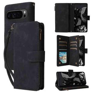 For Google Pixel 10 Pro XL Multifunctional Multi-Card Wallet Phone Leather Case(Black)