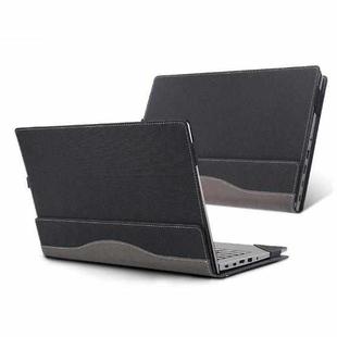 For Lenovo V15 G2 ALC / ITL / IJL Laptop Leather Shockproof Protective Case(Black)