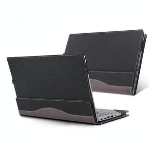 For Lenovo IdeaPad Flex 5 16ALC7 / 16IAU7 Laptop Leather Shockproof Protective Case(Black)