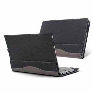 For Lenovo ThinkPad X1 Carbon Gen 12 / Gen 13 Laptop Leather Shockproof Protective Case(Black)