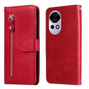 For Huawei nova 13 / nova 12 Fashion Calf Texture Zipper Leather Phone Case(Red)