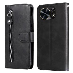 For Huawei Maimang 40 5G Fashion Calf Texture Zipper Leather Phone Case(Black)