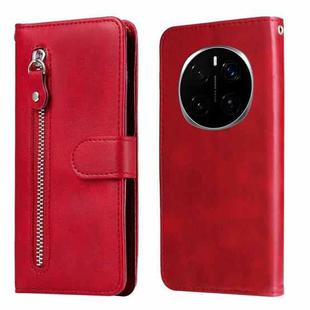 For Honor Magic7 Pro Fashion Calf Texture Zipper Leather Phone Case(Red)