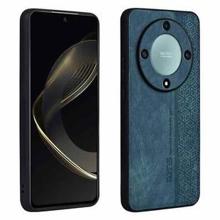 For Honor X9b AZNS 3D Embossed Skin Feel Phone Case(Dark Green)