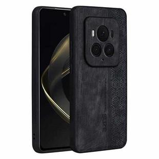 For Honor Magic6 Ultimate AZNS 3D Embossed Skin Feel Phone Case(Black)