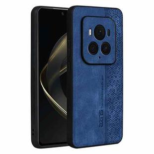 For Honor Magic6 Ultimate AZNS 3D Embossed Skin Feel Phone Case(Sapphire Blue)