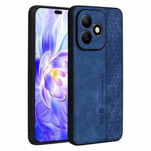 For Honor X60i AZNS 3D Embossed Skin Feel Phone Case(Sapphire Blue)