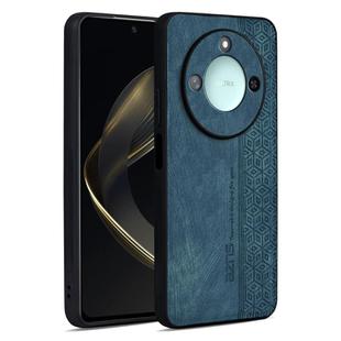 For Honor X60 AZNS 3D Embossed Skin Feel Phone Case(Dark Green)