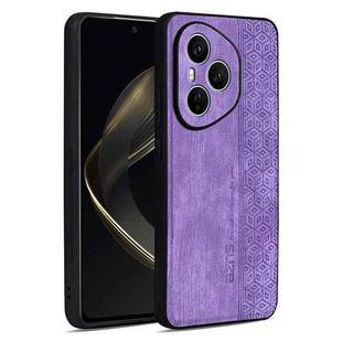 For Honor 400 Pro Global 160.8mm AZNS 3D Embossed Skin Feel Phone Case(Purple)