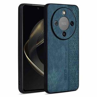 For Honor X70 5G AZNS 3D Embossed Skin Feel Phone Case(Dark Green)
