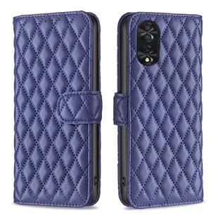 For TCL 40 NxtPaper Diamond Lattice Wallet Flip Leather Phone Case(Blue)