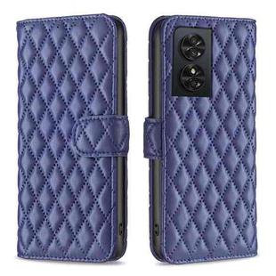 For TCL 50 SE Diamond Lattice Wallet Flip Leather Phone Case(Blue)