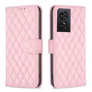 For TCL 50 SE Diamond Lattice Wallet Flip Leather Phone Case(Pink)