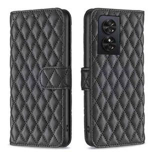 For TCL 50 SE Diamond Lattice Wallet Flip Leather Phone Case(Black)