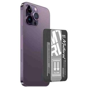 For iPhone 14 Pro Max mutural Chuncai Series Magnetic Holder Card Slot(Black Grey)