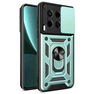 For Tecno Camon 30 4G / 5G Sliding Camera Cover Design TPU+PC Phone Case(Green)