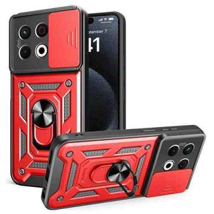 For Tecno Spark 30 Pro 4G Sliding Camera Cover Design TPU+PC Phone Case(Red)