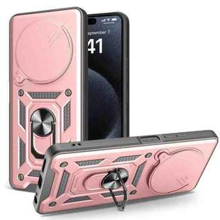 For Tecno Spark 30 4G Sliding Camera Cover Design TPU+PC Phone Case(Rose Gold)