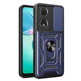 For Honor 90 5G Sliding Camera Cover Design TPU+PC Phone Case(Blue)