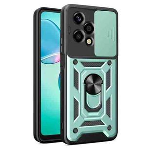 For Honor 200 Lite Global Sliding Camera Cover Design TPU+PC Phone Case(Green)