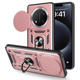 For Honor X60 Pro / X9c Sliding Camera Cover Design TPU+PC Phone Case(Rose Gold)