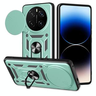 For Honor Magic7 Pro Sliding Camera Cover Design TPU+PC Phone Case(Green)